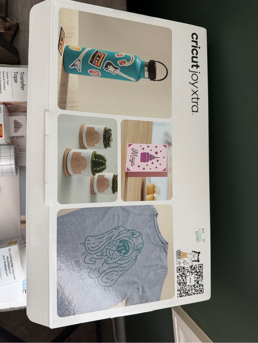 Cricut Joy Xtra machine with accessories. Removed from box never used.